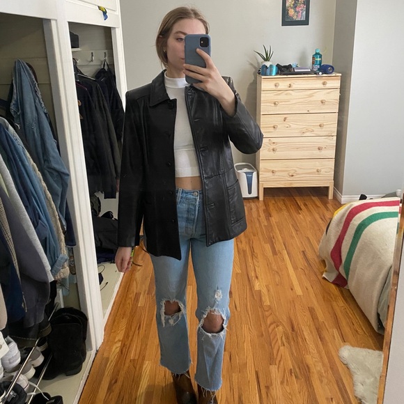 Danier Jackets & Blazers - VINTAGE DANIER LEATHER JACKET